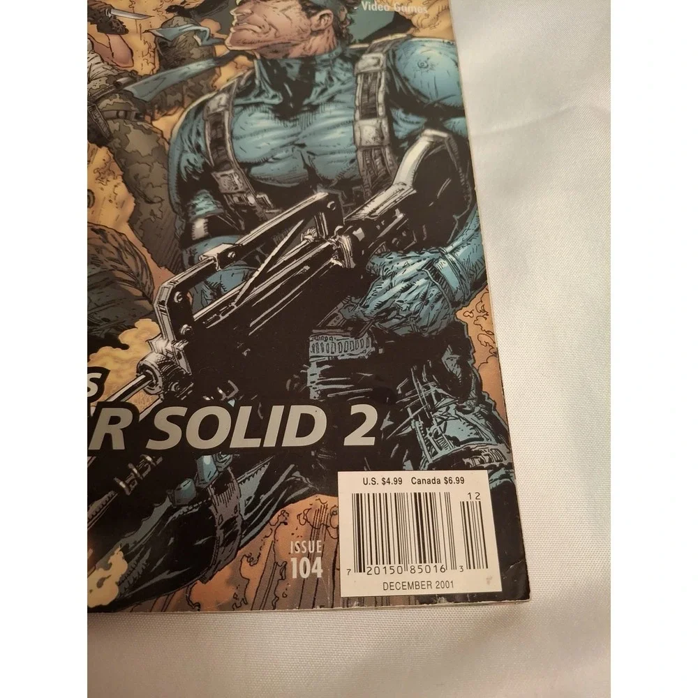 Issue 104 Game Informer Metal Gear Solid 2 RE Code Veronica Ad VERY RARE